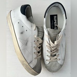 Golden Goose women’s white/grey sneakers